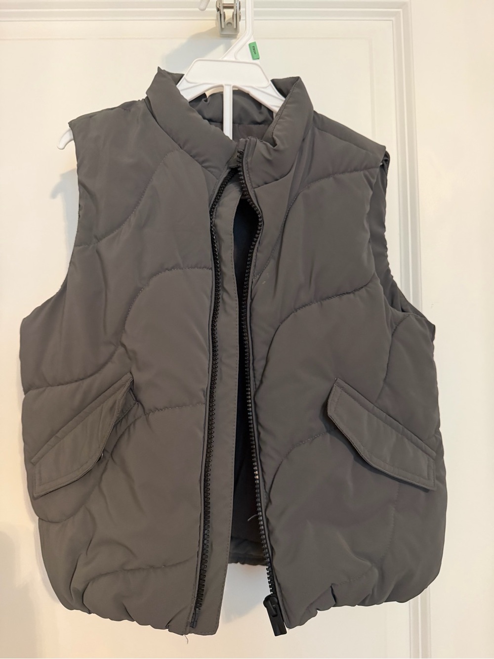Zara Dark Gray Kids Puffer Vest